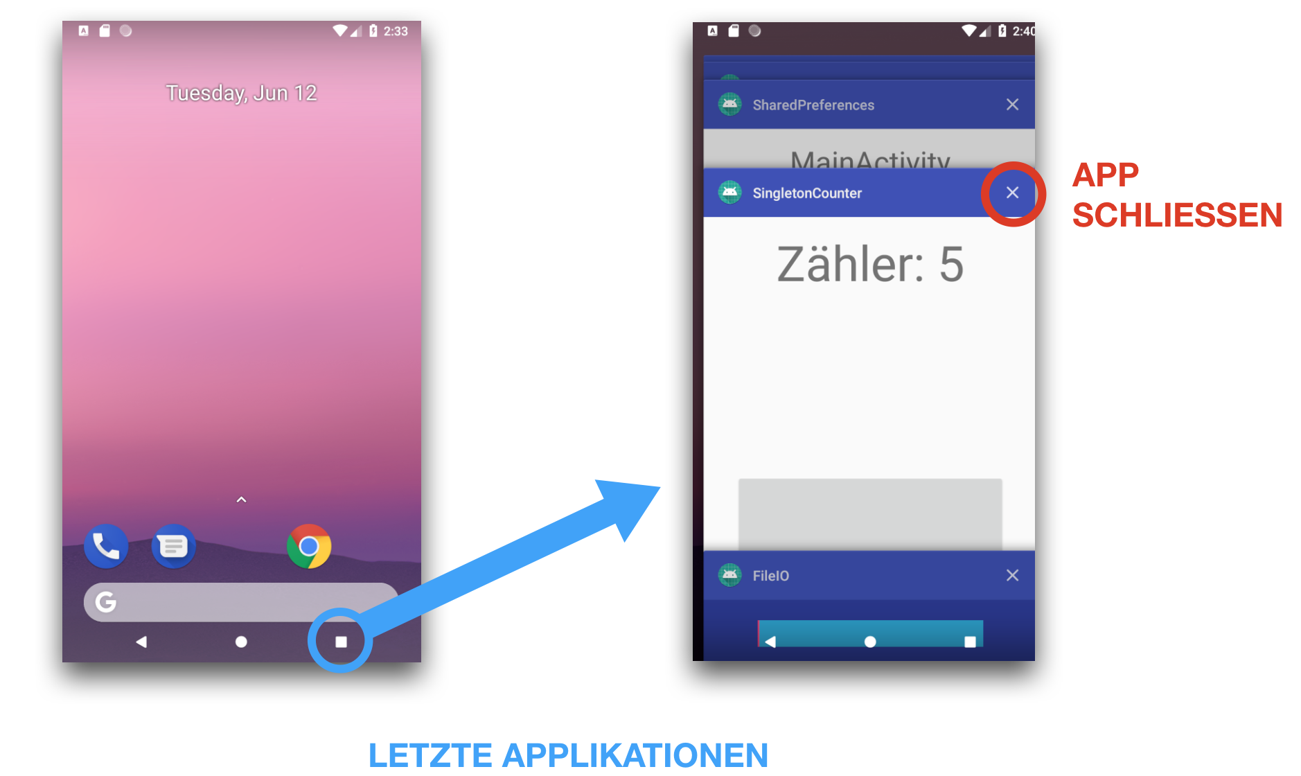 Letzte-Apps-Screen